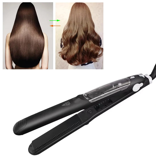 Beauty Salon Dry Wet Dual Purpose Professional Fast Straightener Hair Salon Special Ceramic Straightener Flat Iron Peaceful Pleasures Health and Wellness