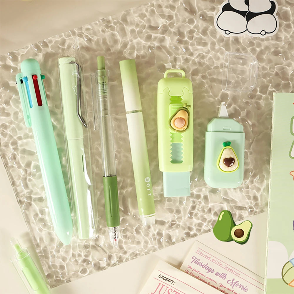 Avocado Stationery Fresh Green Series Practical Student Multi Creative