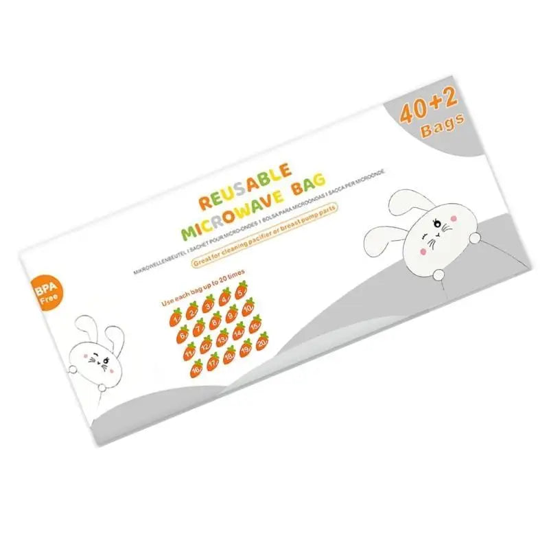 Microwave Sterilizer Bags for Baby Bottles & Breast Pumps