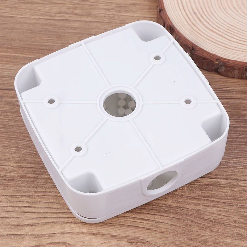 13*13*5cm Security Camera Base Junction Box CCTV Surveillance Camera Universal Electrical Box Plastic Waterproof Junction Box Peaceful Pleasures Health and Wellness