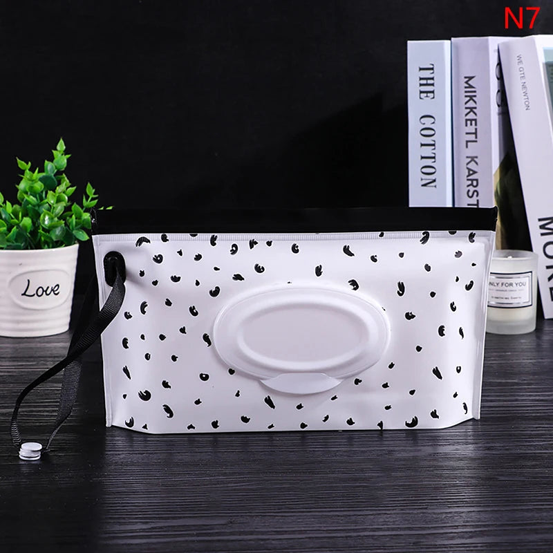 Portable Baby Wet Wipe Pouch | Reusable Refillable Holder