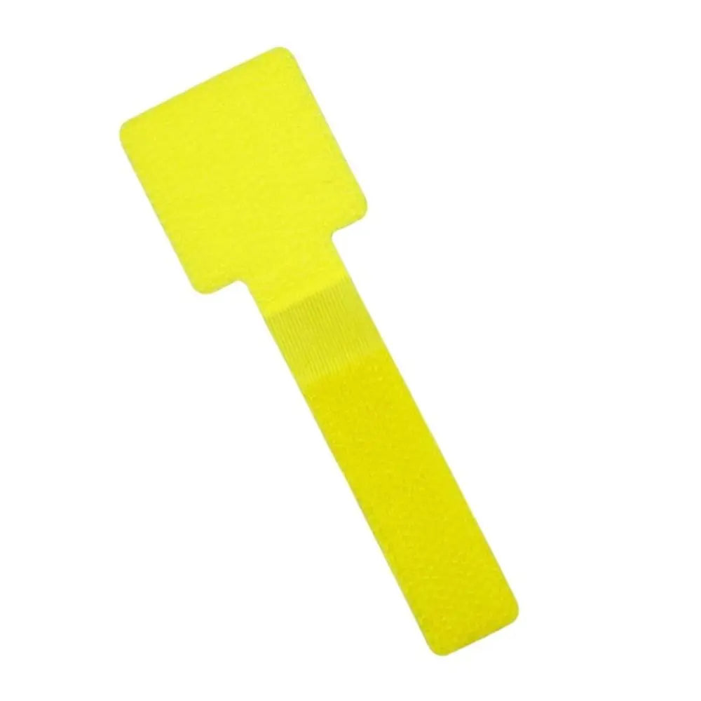 New Reusable Cable Ties Adjustable T-Type Wire Organizer Self Adhesive Rope Holder Peaceful Pleasures Health and Wellness Yellow
