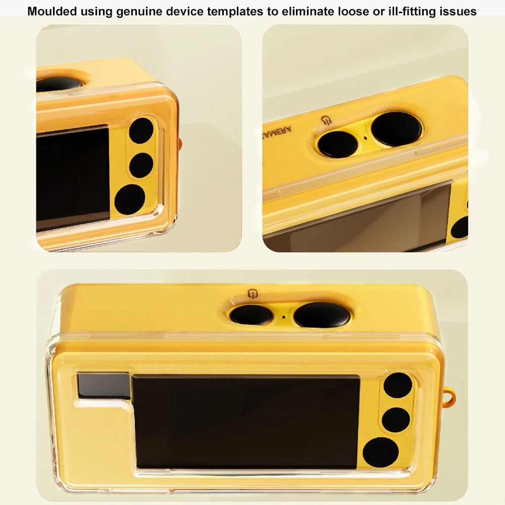 For Kodak 1987 Camera Case Transparent Hard PC Cover Non-Yellowing Anti-Dust Shockproof Precision Molded Ultra Slim Peaceful Pleasures Health and Wellness