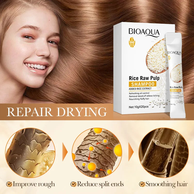 BIOAQUA Rice Milk Hair Mask – Repair Frizz, Dry & Damaged Hair