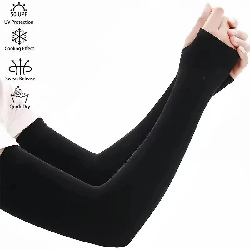 UPF 50+ Sun Protection Arm Sleeves – Cooling UV Cover