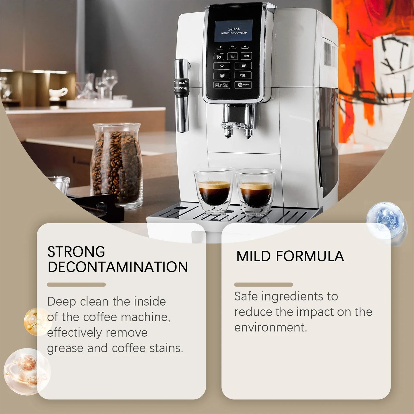 Jue-Fish Coffee Machine Descaler & Cleaner 100ml