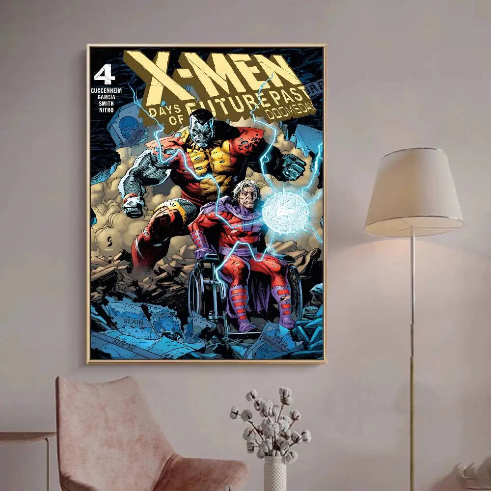 1PC M-Marvel X-X-Men Anime Movie Vintage Posters Sticky Whitepaper Prints Posters Artwork Posters Wall Stickers Peaceful Pleasures Health and Wellness 1 20x30cm