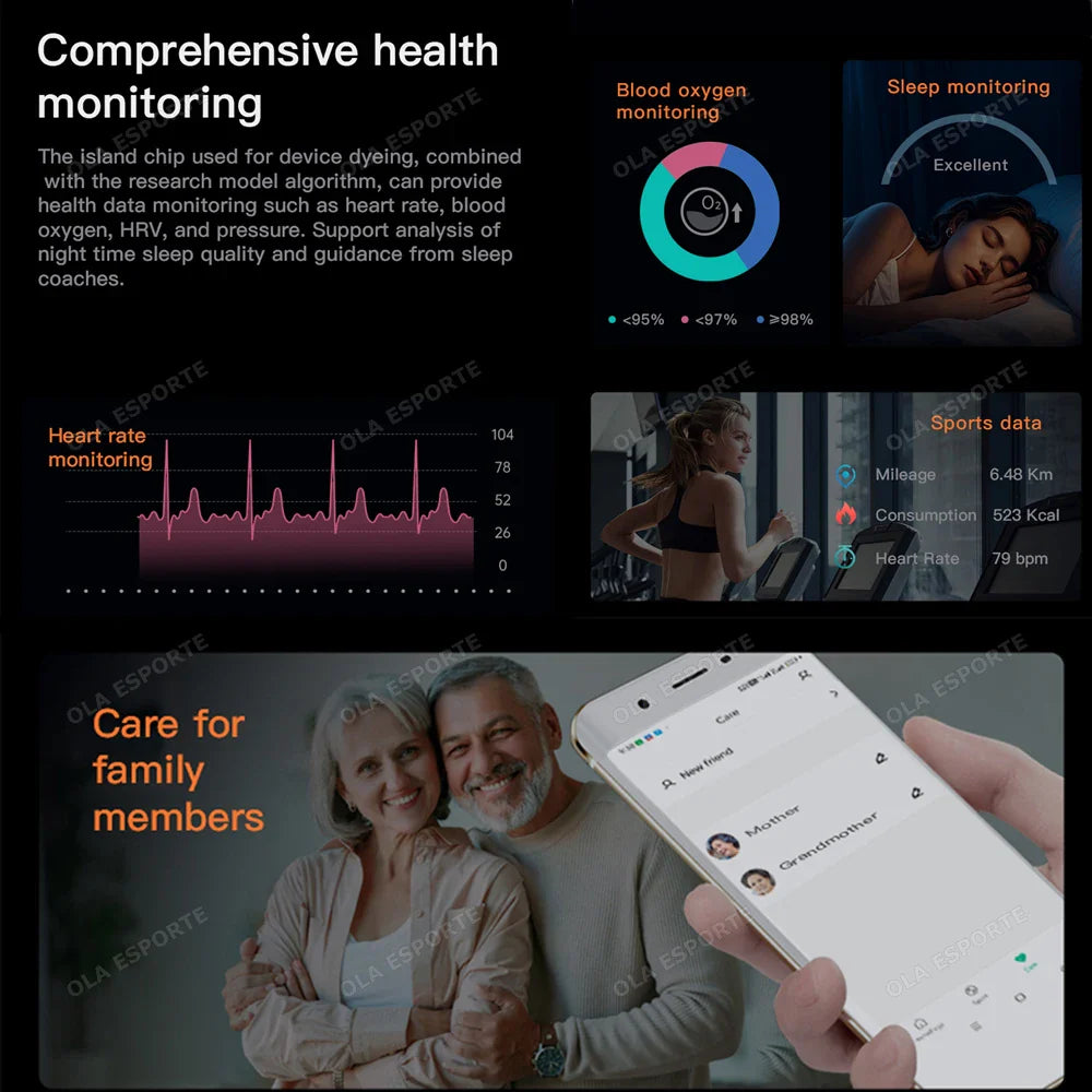 Smart Ring LED – Heart Rate, SpO₂ & Sleep Tracker | 5ATM