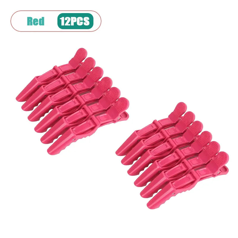 6-Pack Duckbill Hair Clips – No-Trace Salon Sectioning Clips