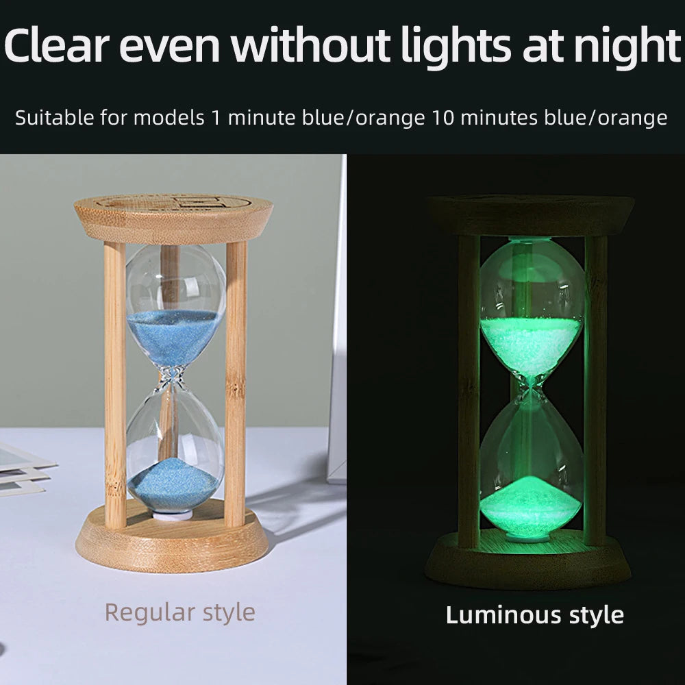 1PCS 3/5/10/15/30 Minutes Wooden Hourglass Timer Home Living Room Desktop Decoration Children Birthday Gift Portable Sand Clock Peaceful Pleasures Health and Wellness