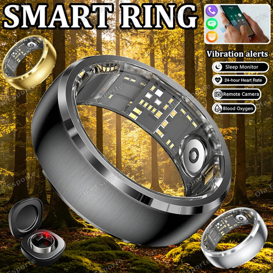 Smart Ring – Heart Rate, Sleep & SpO₂ Monitor | 5ATM Smart Ring Peaceful Pleasures Health and Wellness