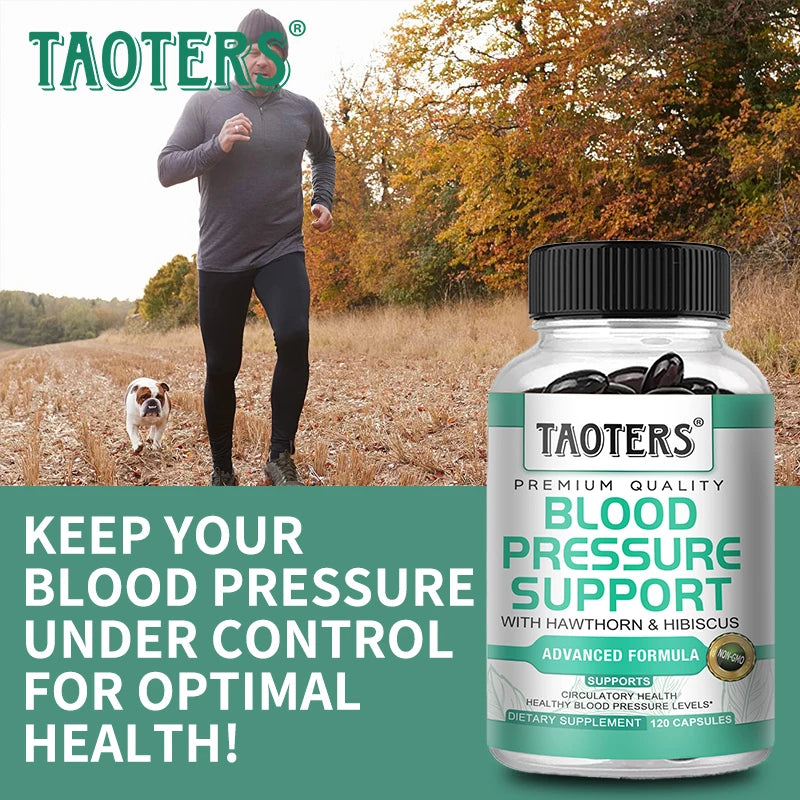Blood Pressure Support Supplement | Heart & Vascular Capsules