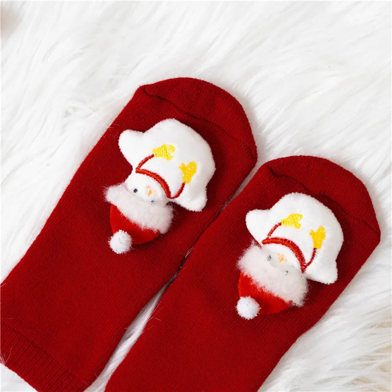 Christmas Baby Socks | Thick Cotton Anti-Slip Toddler Socks