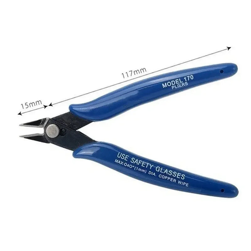 130mm Side Cutting Pliers Tools Electrical Wire Cable Cutters Side Snips Flush Tools Cutting Wire Wire Stripper Crimping Tool Peaceful Pleasures Health and Wellness 1 piece
