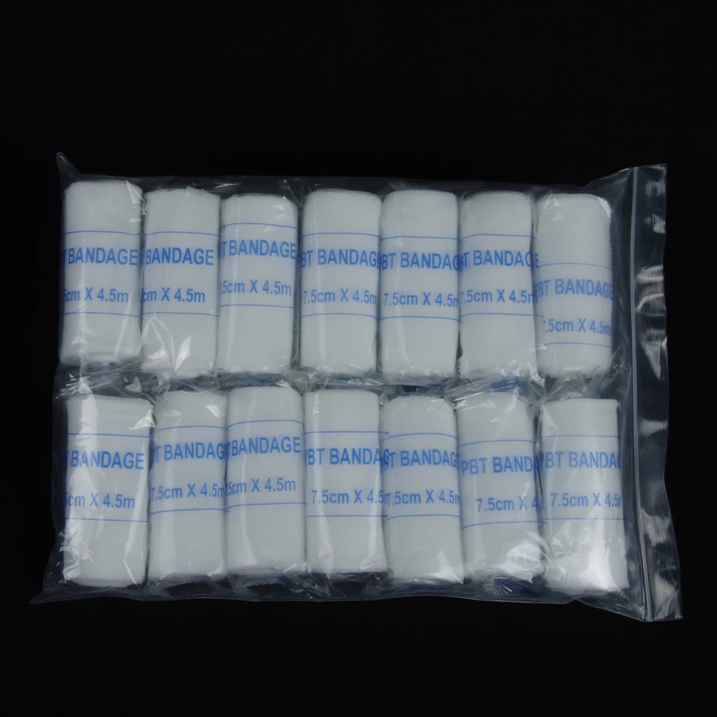PBT Elastic Bandage First Aid Kit Gauze Roll Wound Dressing Medical Nursing Emergency Care Bandage 7cm*4.5M Medical Supplies Peaceful Pleasures Health and Wellness