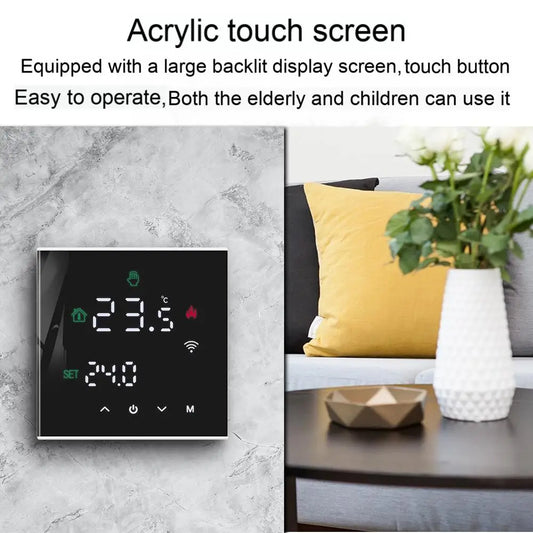 Tuya Thermoregulator WIFI Warm Water Floor Heating Thermostat Electric Heating Temperature Controller For Google Home Alexa Peaceful Pleasures Health and Wellness