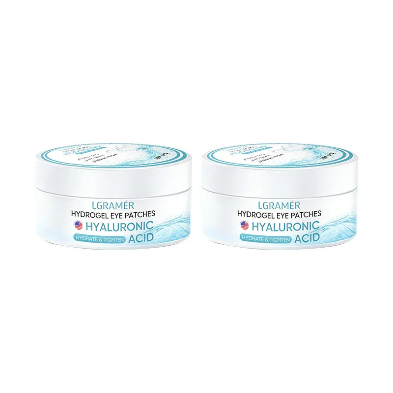 LGRAMER Hyaluronic Acid Under Eye Patches – 60 Collagen Pads