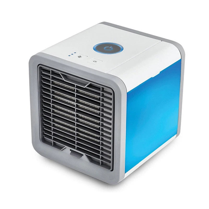 Modern Mini air Conditioning Fan Portable Household Desktop USB Cooling Fan Mobile Humidification Water Cooled Spray Small Fan Peaceful Pleasures Health and Wellness ST-613
