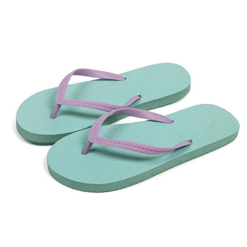 Women's Lightweight Anti-Slip Flip Flops – Beach PVC Sandals