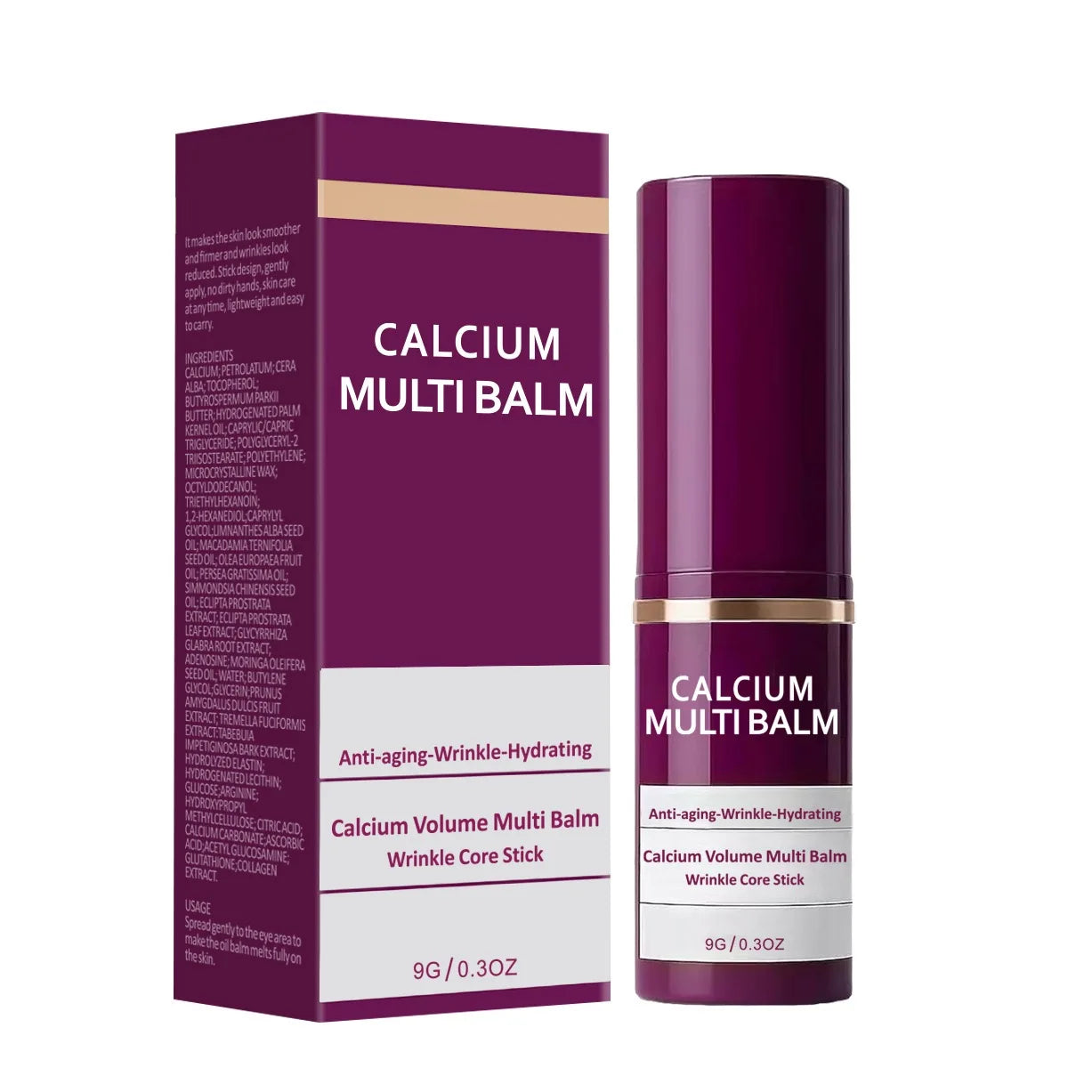 Calcium Collagen Multi Balm Stick – Firming & Hydrating Moisturizer Firming Balm Stick Peaceful Pleasures Health and Wellness 4pcs
