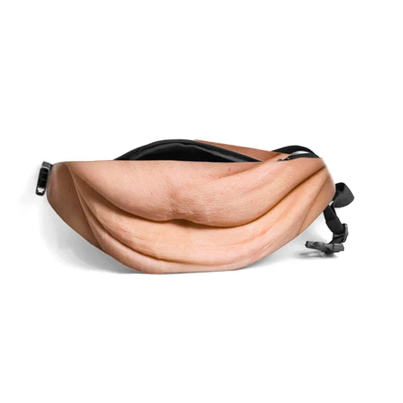 Dad Bod Beer Belly Fanny Pack – Funny Novelty Waist Bag