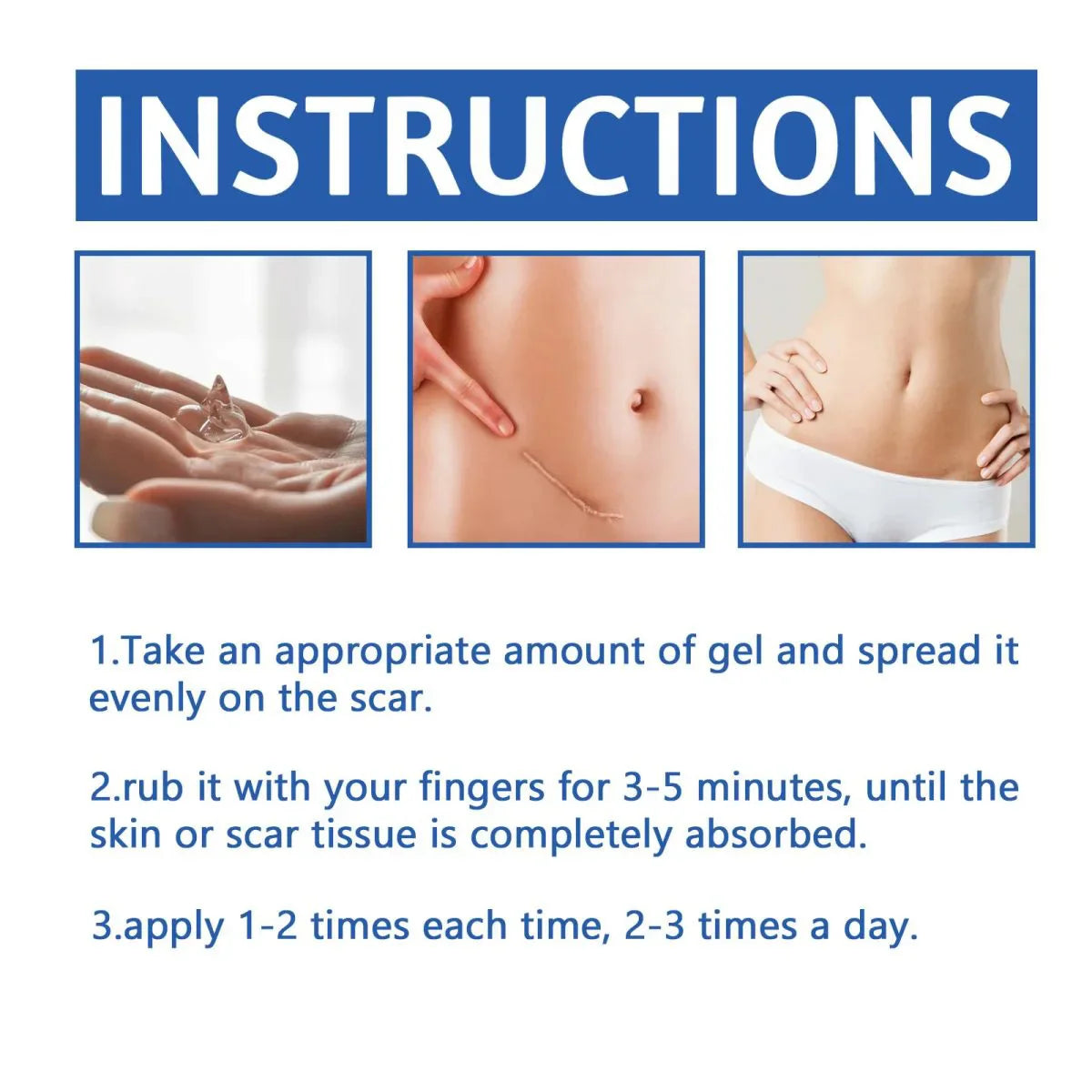 Scar Fade Cream Gel – Stretch Marks & Skin Smoothing