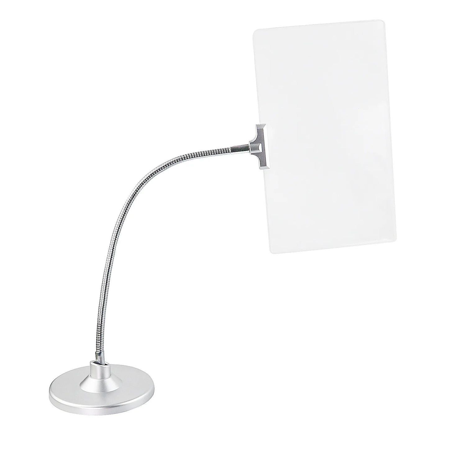 Super Large Magnifier White Light Fresnel Magnifying Lens 4X Reading and Reading Hose Desktop Clip On Magnifying Glass Peaceful Pleasures Health and Wellness 2