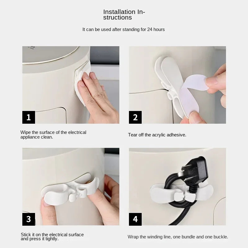 Silicone Cable Wire Organizer Clips for Kitchen Appliances