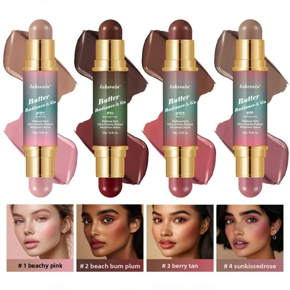 Lakerain 2-in-1 Contour Stick – Cream Blush & Highlighter