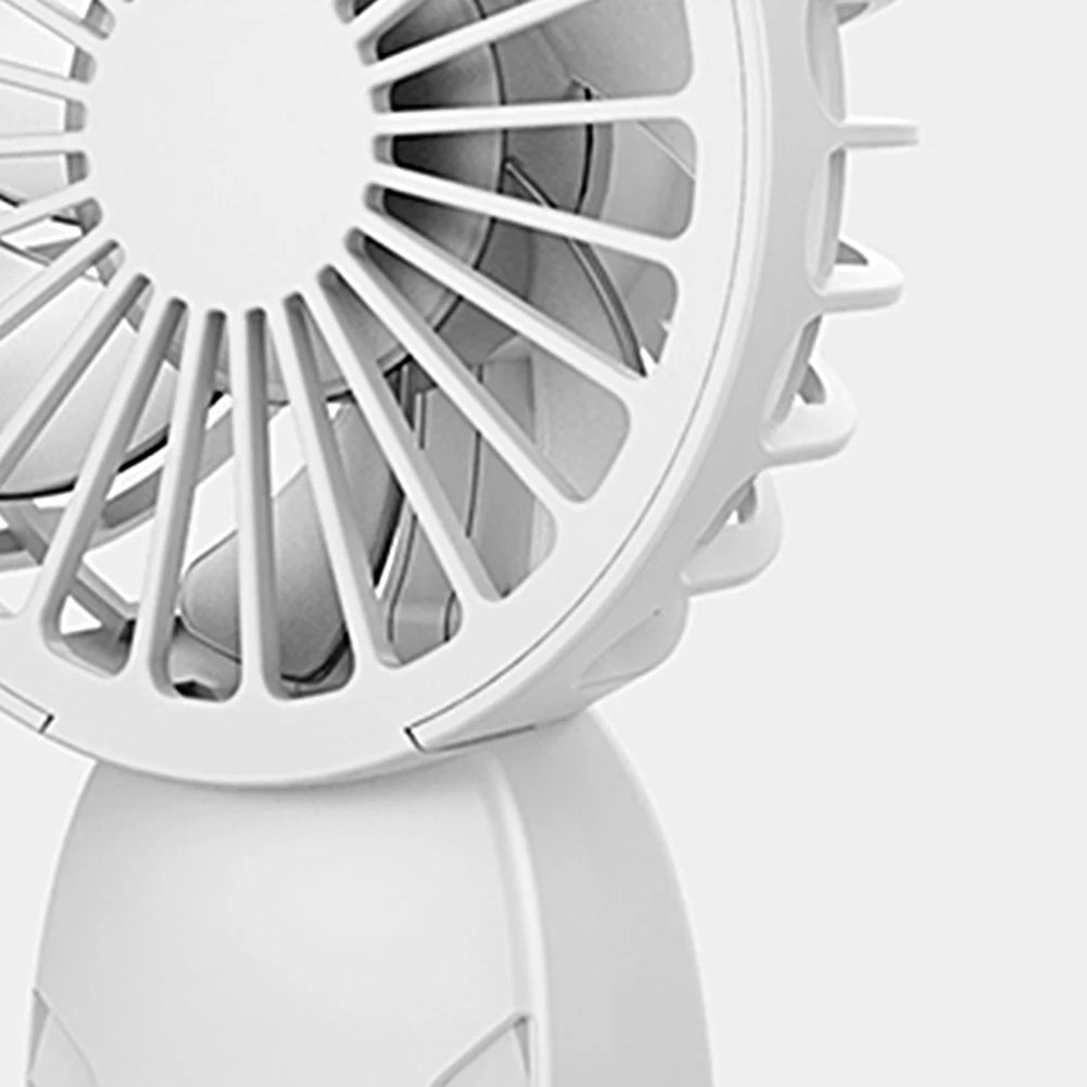 USB Rechargeable Mini Personal Fan – 3-Speed Compact Cooler Peaceful Pleasures Health and Wellness