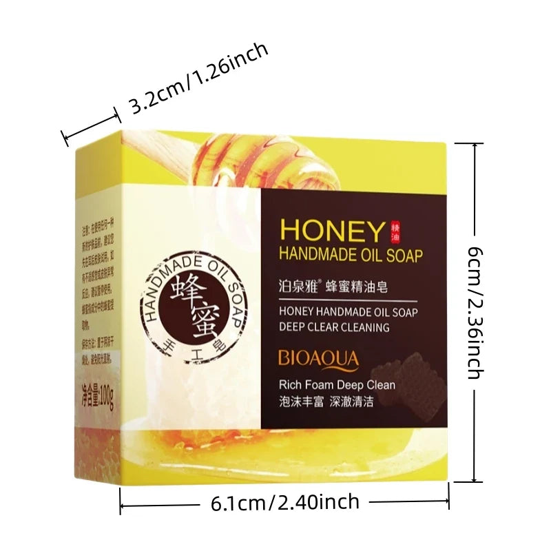 Honey Essential Oil Soap 100g – Gentle Cleanse & Hydration
