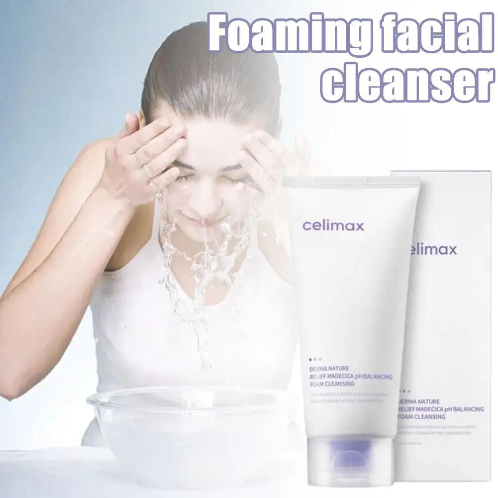 Weak Acid PH Balance Foam Facial Cleanser 150ml - Gentle Hydrating Non Irritating Oil Control Nourishing Skin Barrier Care Face Peaceful Pleasures Health and Wellness