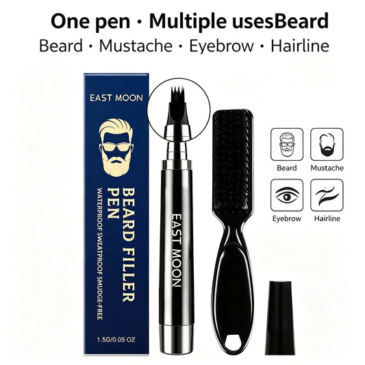 Beard Filler Pen – Waterproof, Smudge-Free, Natural Shape Beard Filler Pen Oasis Select