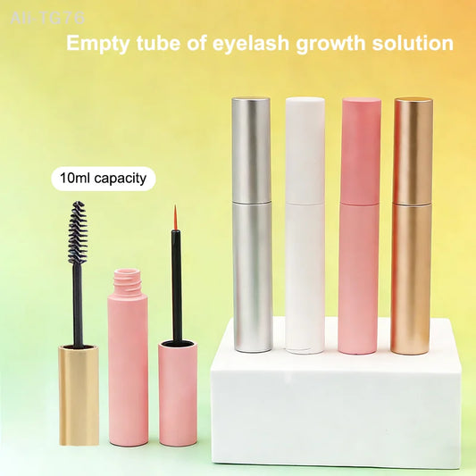 Empty 10ml Mascara Tubes with Brush Rod | Refillable Eyeliner Mascara Tube Container Peaceful Pleasures Health and Wellness