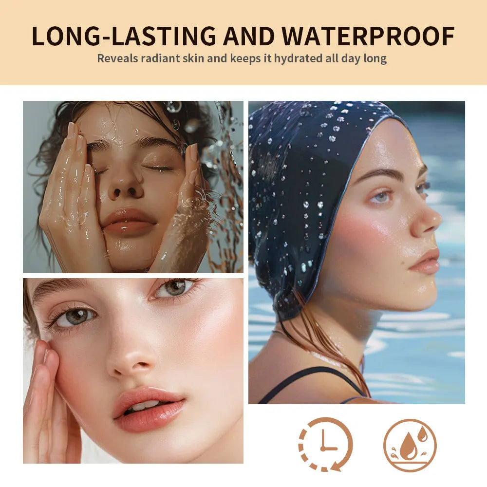 Korean Cushion Foundation CC Cream | Waterproof Full Coverage SPF Cushion Foundation Peaceful Pleasures Health and Wellness