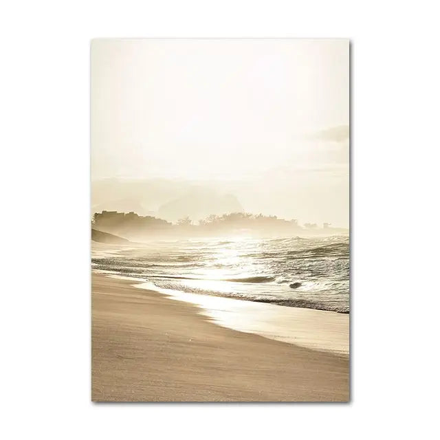 GATYZTORY Acrylic Painting By Numbers Golden Sea Flower Landscape Drawing By Numbers Wall Art Adults Crafts Diy Gift Home Decors Peaceful Pleasures Health and Wellness 9930628 30x40cm Unframed