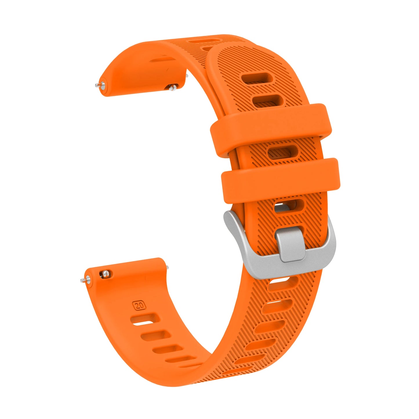 Silicone Strap For Garmin Forerunner 158 55 Replacement Watch Band + Protective Case Shell Peaceful Pleasures Health and Wellness Orange Strap Forerunner 158 55