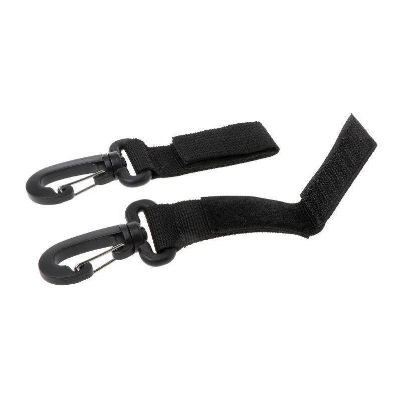 Baby Stroller Bag Hooks 2-Pack – Universal Clip Hanger