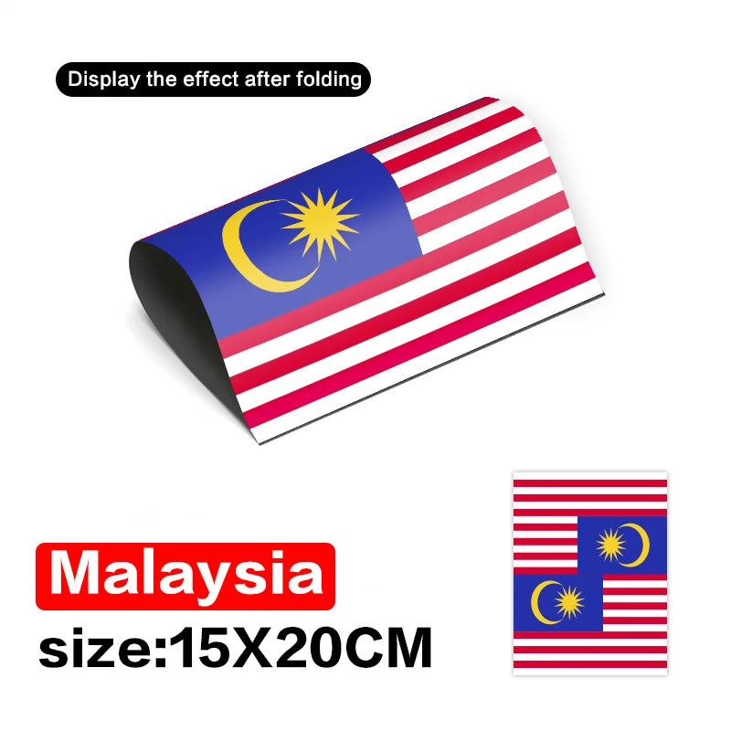 US Flag Car Sticker | Waterproof Patriotic Window Decal