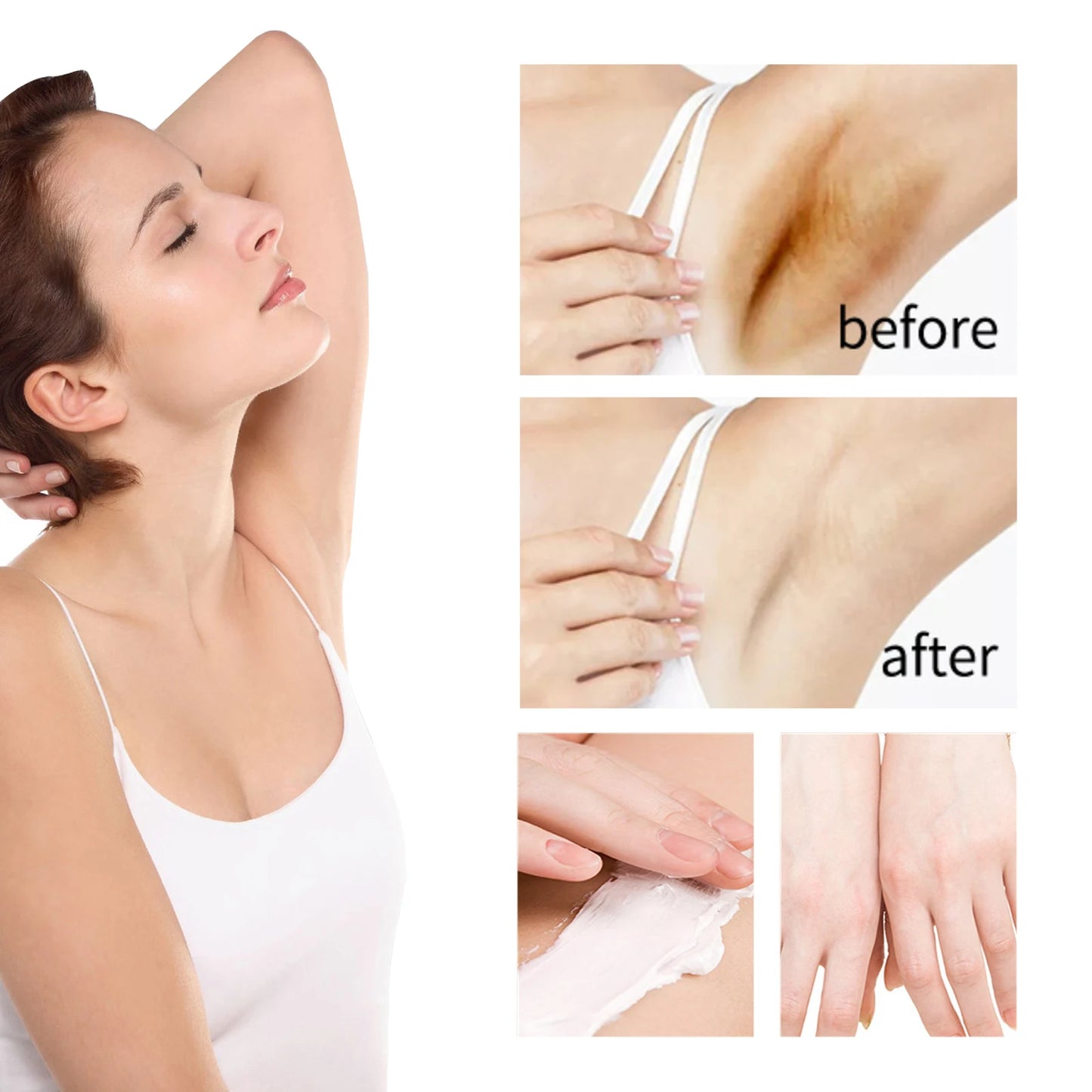 Skin Brightening Stick with Collagen – Underarms & Elbows