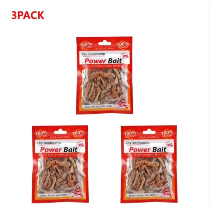 NEW 2026 Fishing Bait Fishing Lure Artificial Bug Smell Worms Gear For Outdoor Fishing Peaceful Pleasures Health and Wellness DY03-3Bags