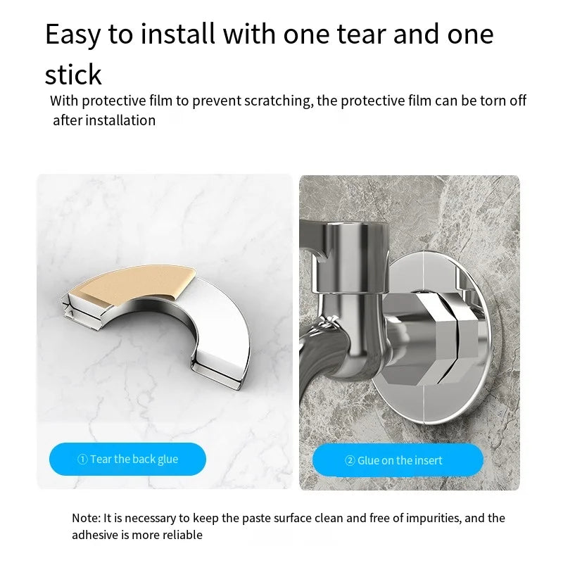 Stainless Steel Pipe Hole Cover | Decorative Escutcheon Plate