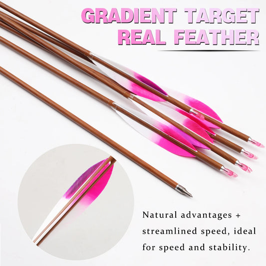 ACCMOS 6 Approximately Pure Carbon Wood Grain Arrow Straightness 0 Peaceful Pleasures Health and Wellness Sp700 12pcs