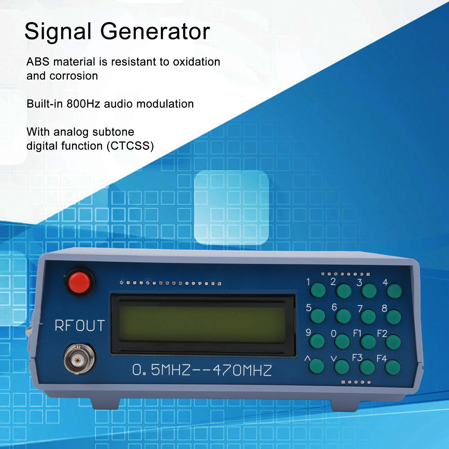 Modulation Signal Source Conditioning Radio 800Hz 0 5MHZ 470MHZ RF