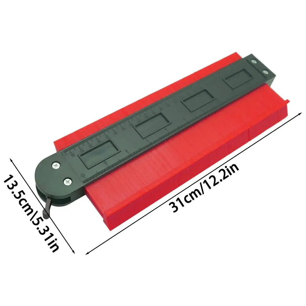 10" Contour Gauge Duplicator with Lock & Scale | DIY Tool Contour Gauge Tool Peaceful Pleasures Health and Wellness China Mainland Widened version