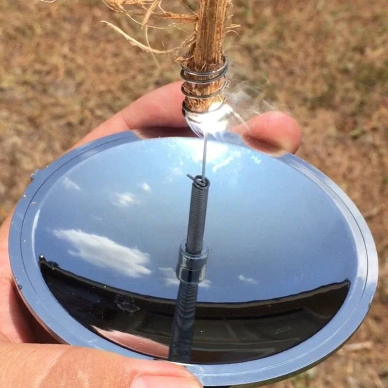 Solar Fire Starter Lens | Waterproof Windproof Survival Lighter Solar Fire Starter Peaceful Pleasures Health and Wellness
