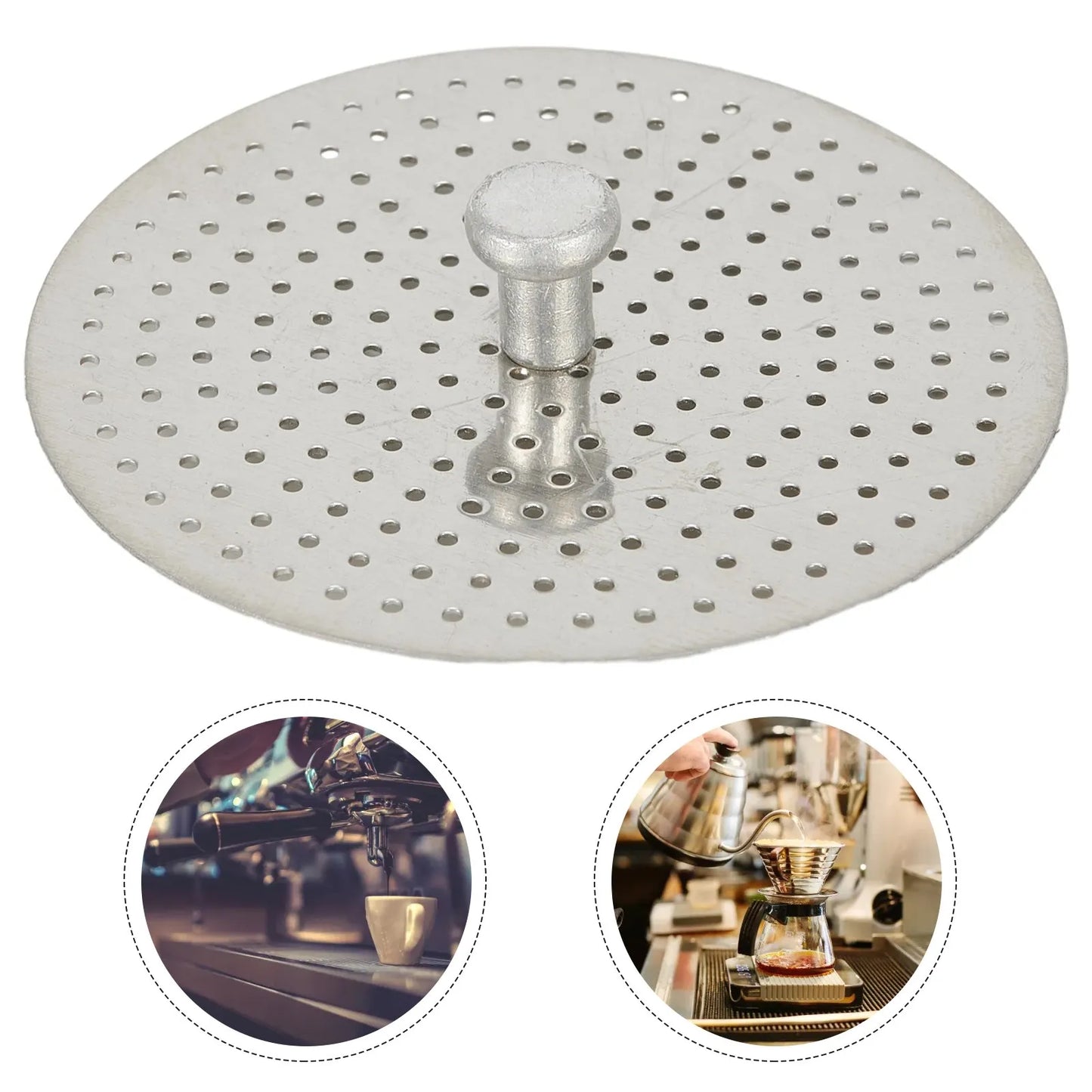 Stainless Steel Moka Pot Filter Plate | 2–9 Cup Sizes