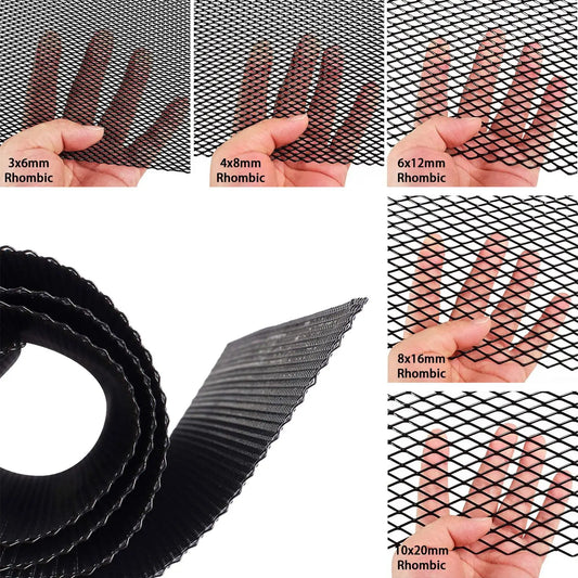 Universal Aluminum Mesh Car Radiator Grille Front Bumper Modified Mesh Sheet Car Exterior Protection Accessories Peaceful Pleasures Health and Wellness