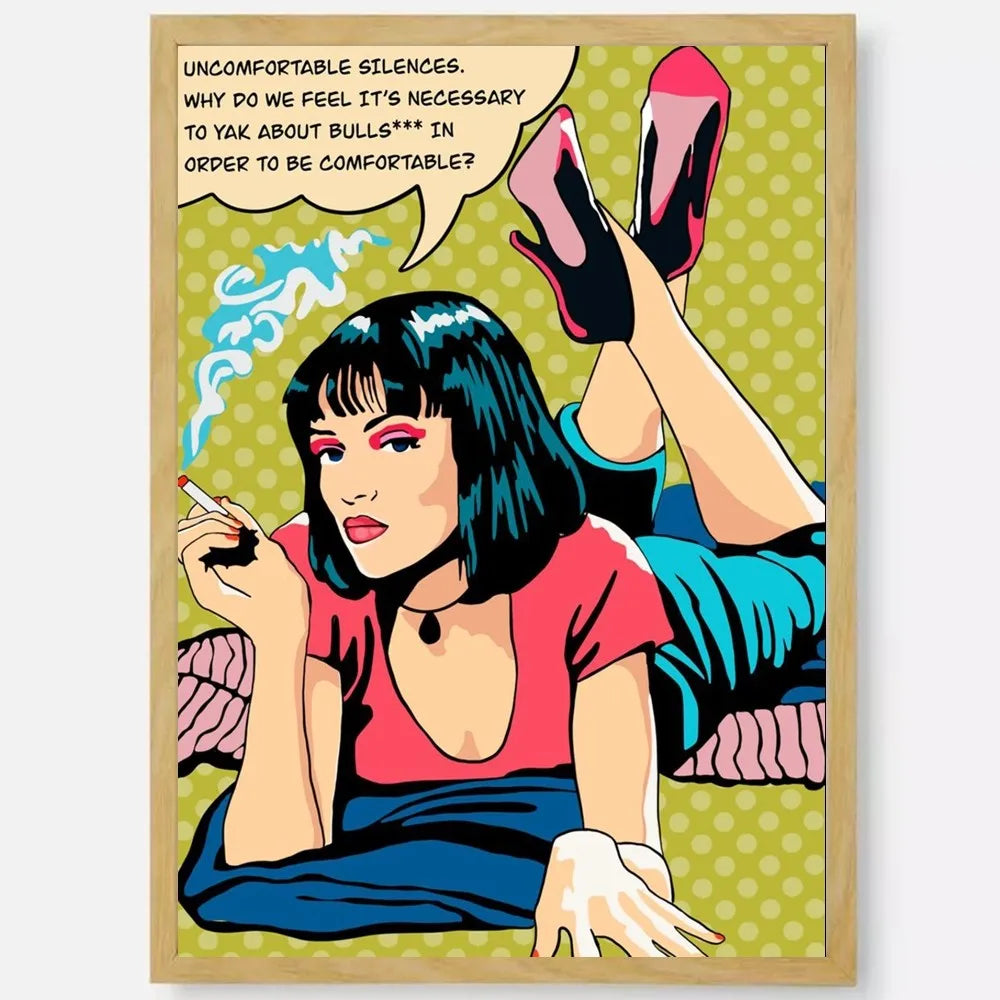 Abstract Pop Roy Lichtenstein Poster HD art sticky wall waterproof home living room bedroom bar aesthetic decoration Peaceful Pleasures Health and Wellness