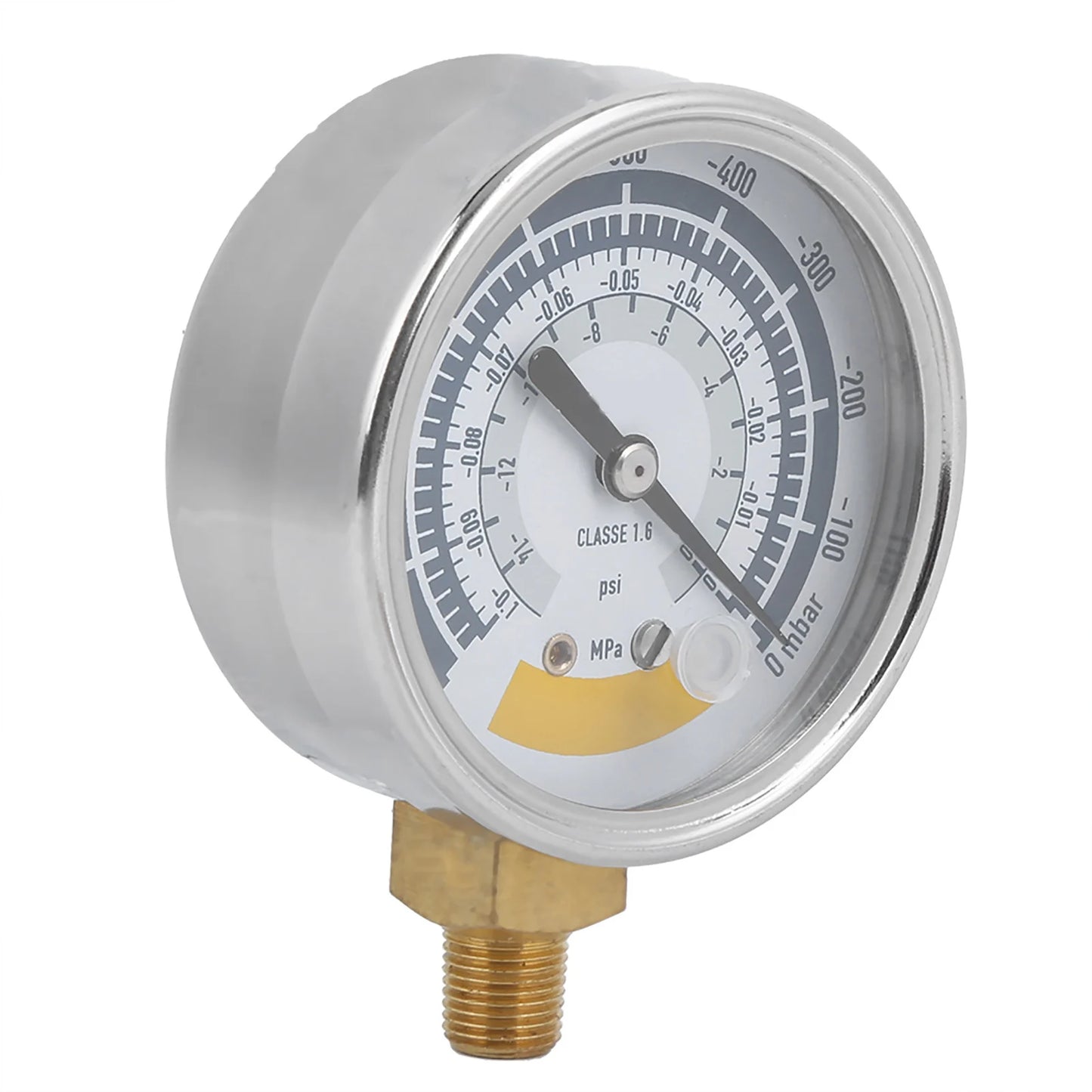 Vacuum Gauge Pressure Gauge Accurate Air Gauge Instrument for Vacuum Pump 0‑14psi NPT 1/8in Connector 0‑14psi Pressure Gauge Peaceful Pleasures Health and Wellness